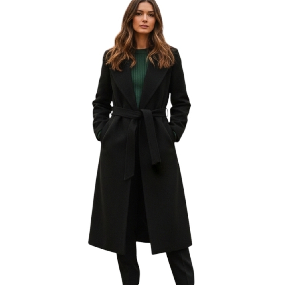 Sam Edelman Black Trench Coat